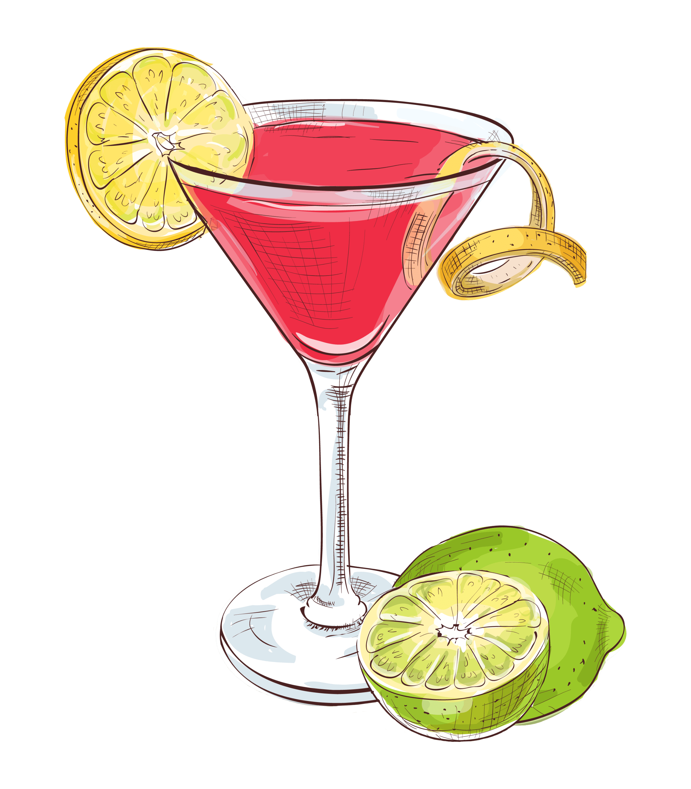 Cosmopolitan cocktail